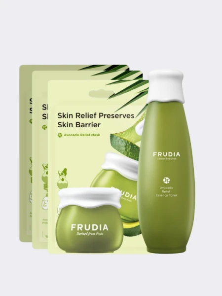Восстанавливающий набор для лица с авокадо FRUDIA Avocado Queen
