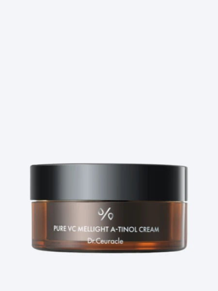 Антиоксидантный двойной крем для лица с витамином С и ретинолом Dr.Ceuracle Pure VC Mellight A-retinol cream