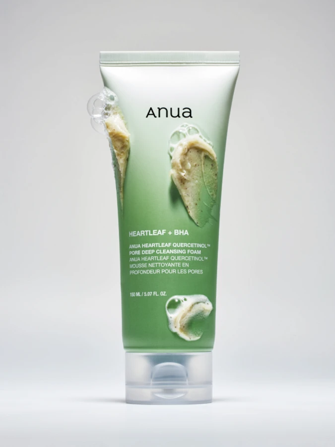 Глубокоочищающая пенка для умывания ANUA Heartleaf Quercetinol Pore Deep Cleansing Foam
