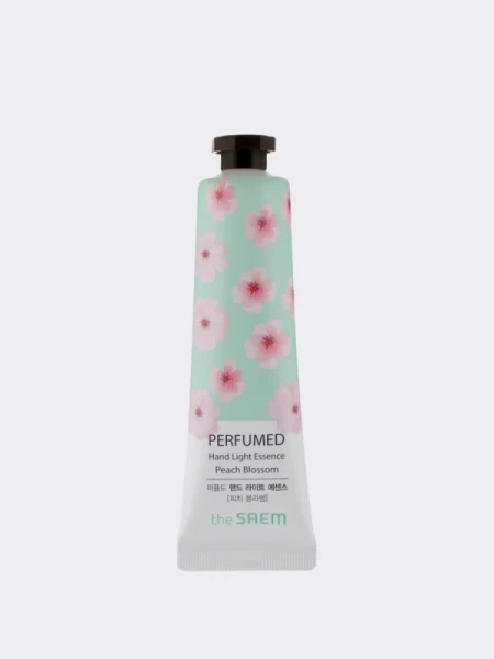 Лёгкий крем-эссенция для рук с ароматом персиковых цветов The Saem Perfumed Hand Light Essence Peach Blossom Лёгкий крем-эссенция для рук с ароматом персиковых цветов The Saem Perfumed Hand Light Essence Peach Blossom