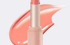 Глянцевая помада в нежном лососевом оттенке Dasique Mood Glow Lipstick #05 Baby Salmon