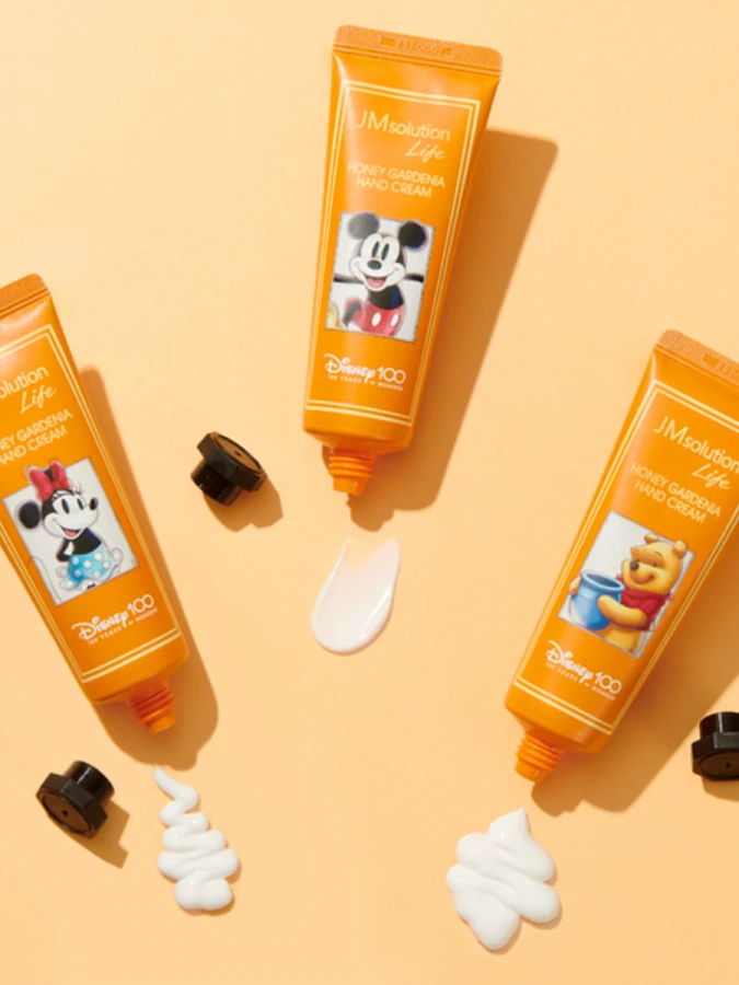 Подарочный набор кремов для рук с ароматом мёда и гардении JMSolution Life Honey Gardenia Hand Cream Set Disney