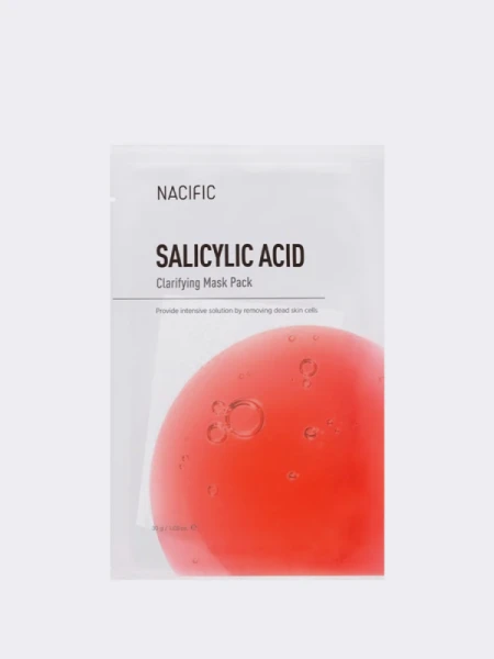 Противовоспалительная тканевая маска с салициловой кислотой Nacific Salicylic Acid Clarifying Mask Pack Противовоспалительная тканевая маска с салициловой кислотой Nacific Salicylic Acid Clarifying Mask Pack