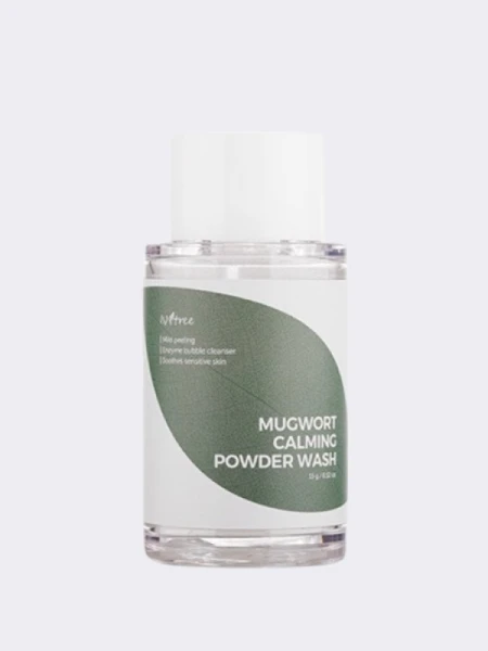 Успокаивающая энзимная пудра с экстрактом полыни IsNtree Mugwort Calming Powder Wash Успокаивающая энзимная пудра с экстрактом полыни IsNtree Mugwort Calming Powder Wash