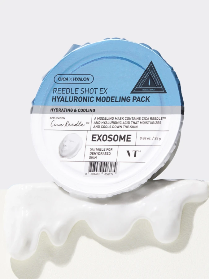Альгинатная маска-бустер со спикулами и гиалуроновой кислотой VT Reedle Shot EX Hyaluronic Modeling Pack