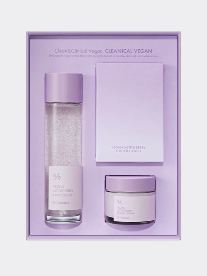 Набор для ухода за кожей с ресвератролом Dr.Ceuracle Vegan Active Berry Limited Edition Set