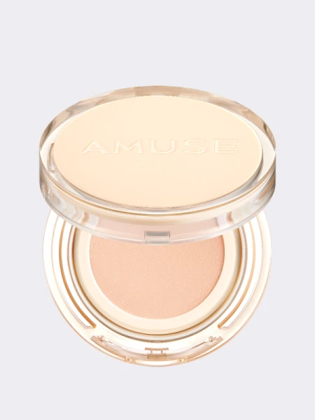 Тональный кушон с влажным финишем AMUSE Dew Jelly Vegan Cushion SPF 38 PA+++ 01 SoonSoo Тональный кушон с влажным финишем AMUSE Dew Jelly Vegan Cushion SPF 38 PA+++ 01 SoonSoo