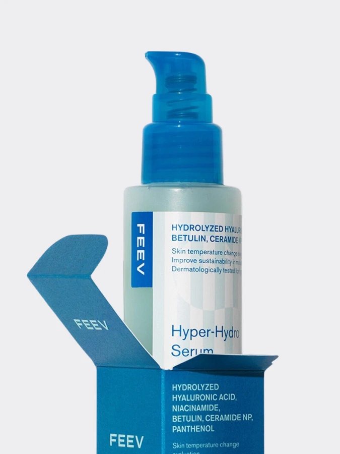 Обновлённая увлажняющая сыворотка для лица с бетулином FEEV Renewed Hyper-Hydro Serum