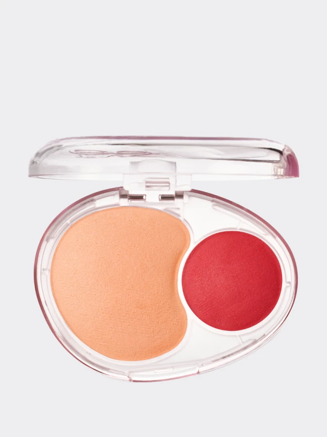 Двойные мягкие румяна с муссовой текстурой fwee Mellow Dual Blush RD02 Another Me