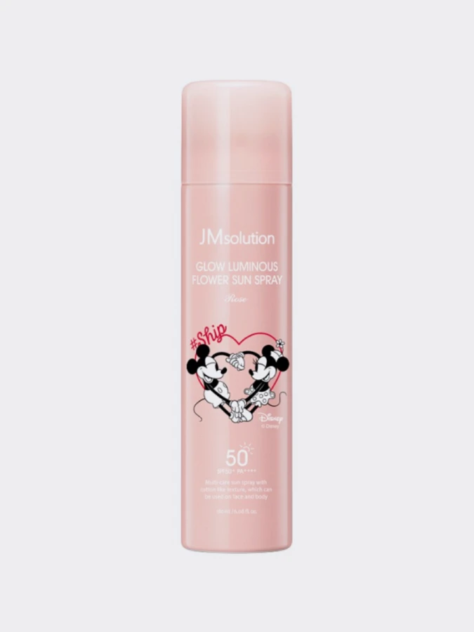 Солнцезащитный спрей JMsolution Disney Collection Heart Glow Luminous Flower Sun Spray SPF50+PA++++