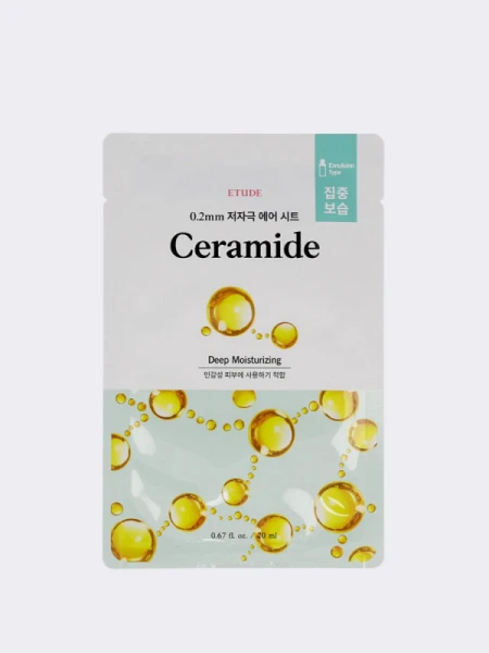Укрепляющая тканевая маска с керамидами ETUDE HOUSE 0.2 Therapy Air Mask Ceramide Deep Moist