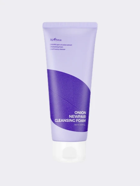 Успокаивающая пенка для умывания с экстрактом красного лука IsNtree Onion Newpair Cleansing Foam Успокаивающая пенка для умывания с экстрактом красного лука IsNtree Onion Newpair Cleansing Foam