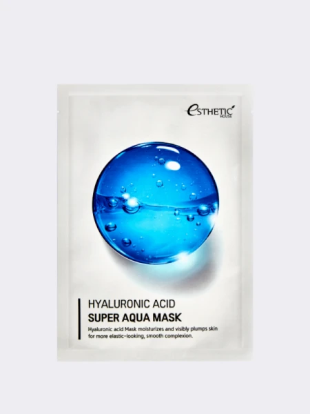Тканевая маска для лица с гиалуроновой кислотой ESTHETIC HOUSE Hyaluronic Acid Super Aqua Mask Тканевая маска для лица с гиалуроновой кислотой ESTHETIC HOUSE Hyaluronic Acid Super Aqua Mask