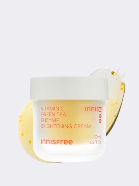 Осветляющий крем для лица с витамином С и энзимами innisfree Vita C Green Tea Brightening Cream