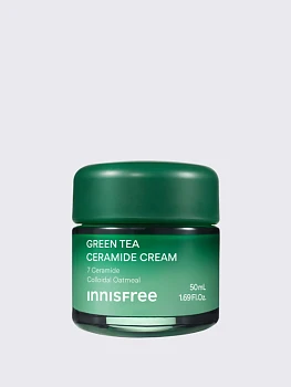 Барьерный крем для лица с керамидами и экстрактом зеленого чая innisfree Green Tea Ceramide Cream
