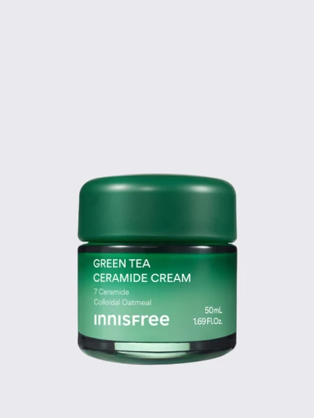 Барьерный крем для лица с керамидами и экстрактом зеленого чая innisfree Green Tea Ceramide Cream