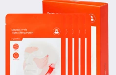 Набор масок лифтинг-патчей для лица dewdap Dewtox V‑Fit Tight Lifting Patch