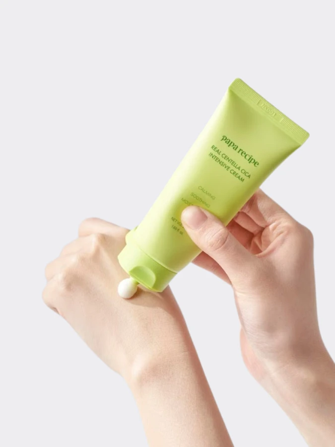 Интенсивный восстанавливающий крем для лица с экстрактом центеллы Papa Recipe Real Centella Cica Intensive Cream