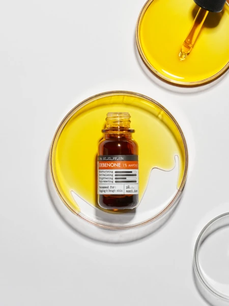 Антиоксидантная ампула для восстановления упругости с идебеноном Derma Factory Idebenone 1% Ampoule