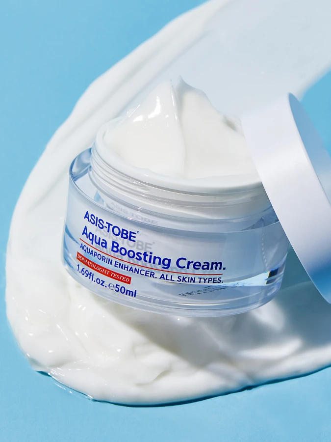 Укрепляющий крем для лица с растительными экстрактами ASIS-TOBE Aqua Boosting Cream
