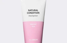 Пенка для умывания для чувствительной кожи The Saem Natural Condition Cleansing Foam Weak Acid