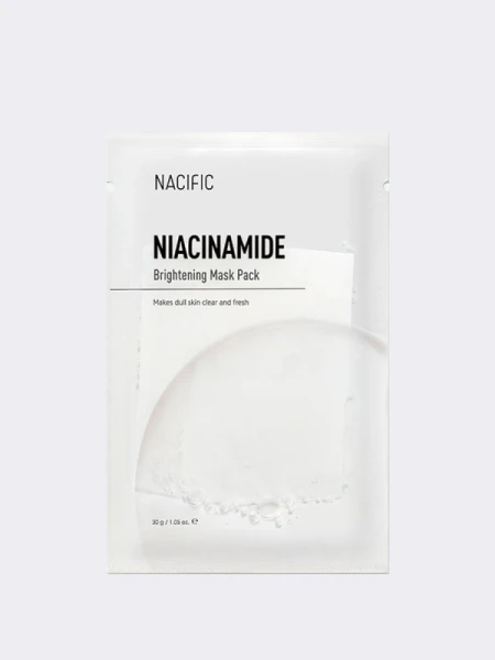 Тканевая маска для сияния кожи с ниацинамидом Nacific Niacinamide Brightening Mask Pack Тканевая маска для сияния кожи с ниацинамидом Nacific Niacinamide Brightening Mask Pack