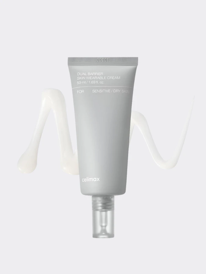 Укрепляющий крем для лица с керамидами Celimax Dual Barrier Skin Wearable Cream