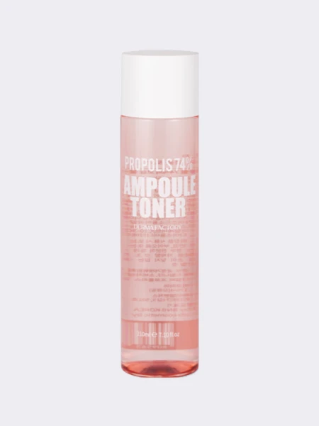 Питательный ампульный тонер красным прополисом Derma Factory Propolis 74% Ampoule Toner Питательный ампульный тонер красным прополисом Derma Factory Propolis 74% Ampoule Toner