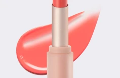 Глянцевая помада в коралловом оттенке Dasique Mood Glow Lipstick #06 Mellow Coral