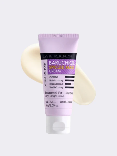 Интенсивный обновляющий крем для лица с бакучиолом и спикулами Derma Factory Bakuchiol Spicule MAX Cream