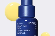 Укрепляющая сыворотка-бустер с ретинолом и ПДРН innisfree Retinol Green Tea PDRN Skinbooster Ampoule