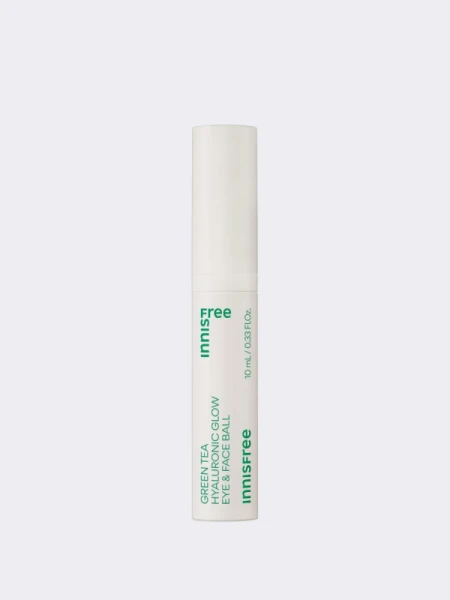 Сыворотка-роллер для кожи вокруг глаз с экстрактом зеленого чая innisfree Green Tea Hyaluronic Glow Eye & Face Ball Сыворотка-роллер для кожи вокруг глаз с экстрактом зеленого чая innisfree Green Tea Hyaluronic Glow Eye & Face Ball