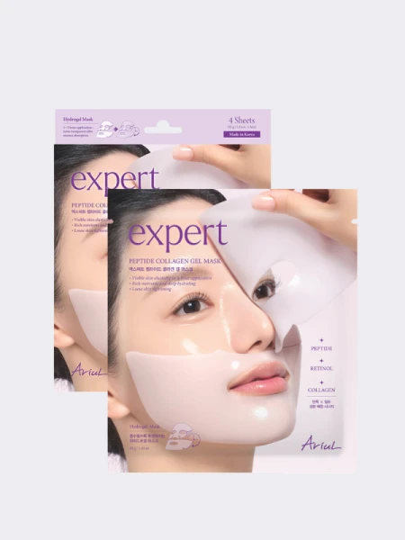 Набор гидрогелевых масок для лица с коллагеном и пептидами Ariul Expert Peptide Collagen Gel Mask