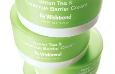 Барьерный капсульный крем с ПДРН и керамидами By Wishtrend Green Tea&Ceramide Barrier Cream