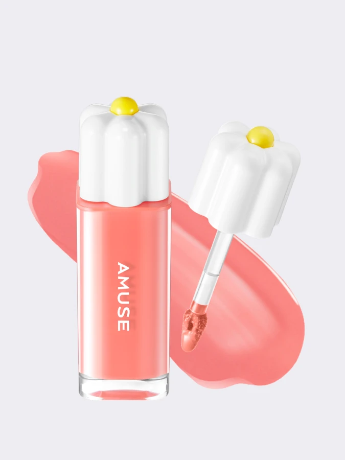 Глянцевый пигмент для губ AMUSE Dew Tint 04 Pomelo Nude