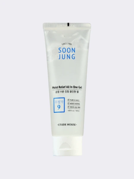 Универсальный увлажняющий гель для чувствительной кожи ETUDE HOUSE Soon Jung Moist Relief All In One Gel Универсальный увлажняющий гель для чувствительной кожи ETUDE HOUSE Soon Jung Moist Relief All In One Gel