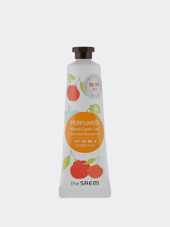Антибактериальный гель для рук с ароматом восточного мандарина The Saem Perfumed Hand Clean Gel Oriental Mandarin