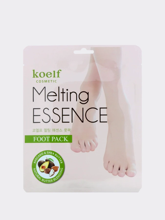 Смягчающая маска-носочки для ног Koelf Melting Essence Foot Pack Смягчающая маска-носочки для ног Koelf Melting Essence Foot Pack
