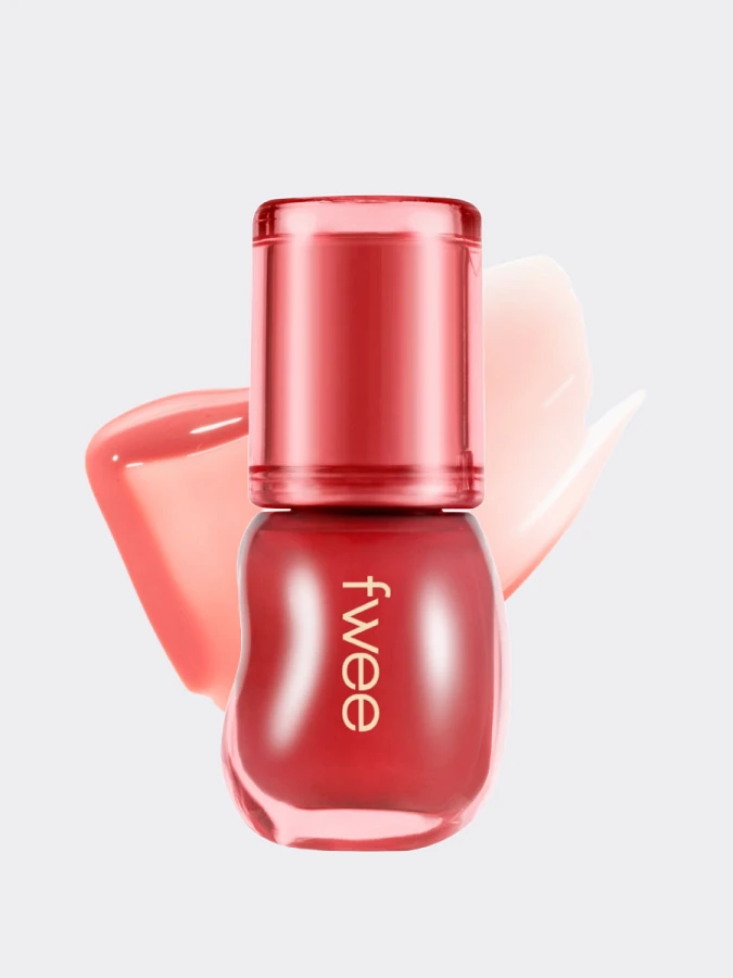 Лёгкий глянцевый блеск для губ fwee 3D Voluming Gloss A02 Sorbet 30%