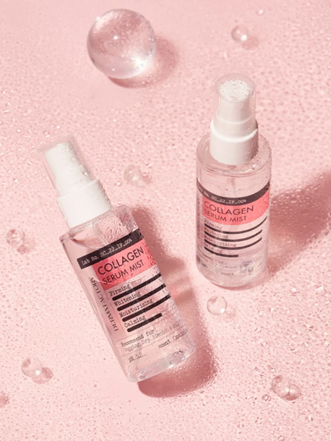 Увлажняющий мист для лица с коллагеном Derma Factory Collagen Serum Mist
