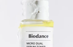Двухфазный питательный тонер с маслами и гиалуроновой кислотой Biodance Micro Dual Serum Toner