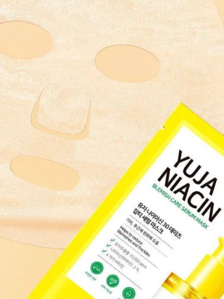 Тканевая маска Some By Mi Yuja Niacin Blemish Care Serum Mask Тканевая маска Some By Mi Yuja Niacin Blemish Care Serum Mask