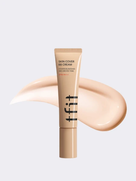 Стойкий увлажняющий ВВ-крем TFIT Skin Cover BB Cream SPF50+ PA++++ BC01 Porcelain