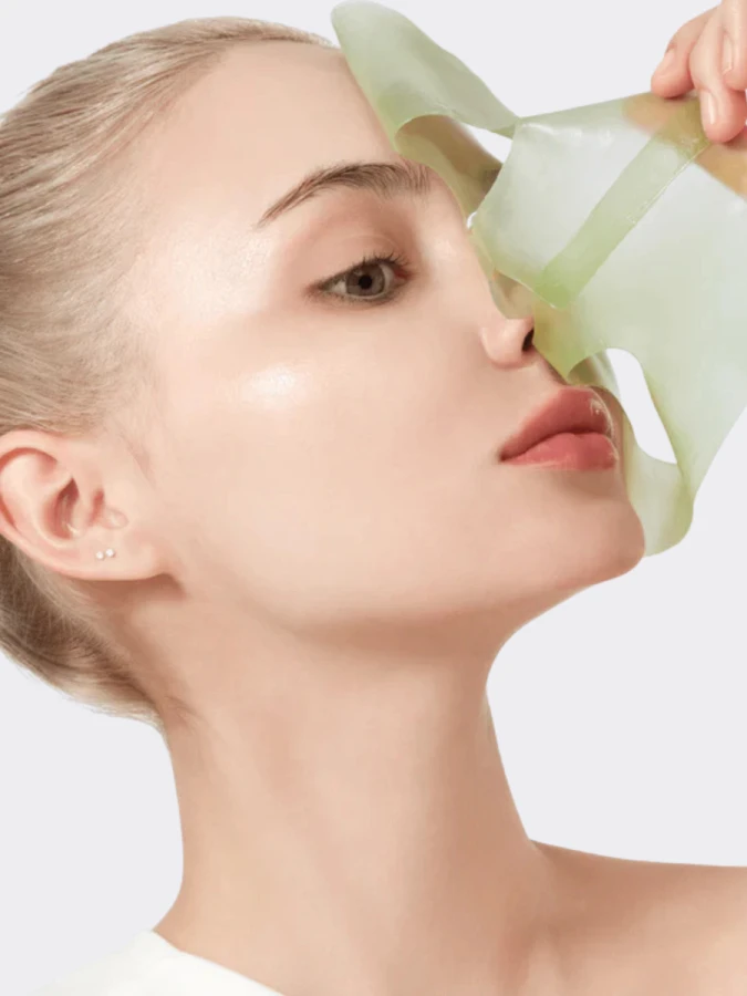 Успокаивающая гидрогелевая маска для лица с экстрактом хауттюйнии ANUA  Heartleaf 70 Soothing Collagen Mask