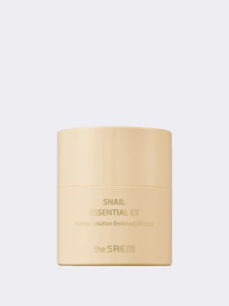 Восстанавливающий бальзам-масло для лица и тела The Saem Snail Essential EX Wrinkle Solution Enriched Oil Balm