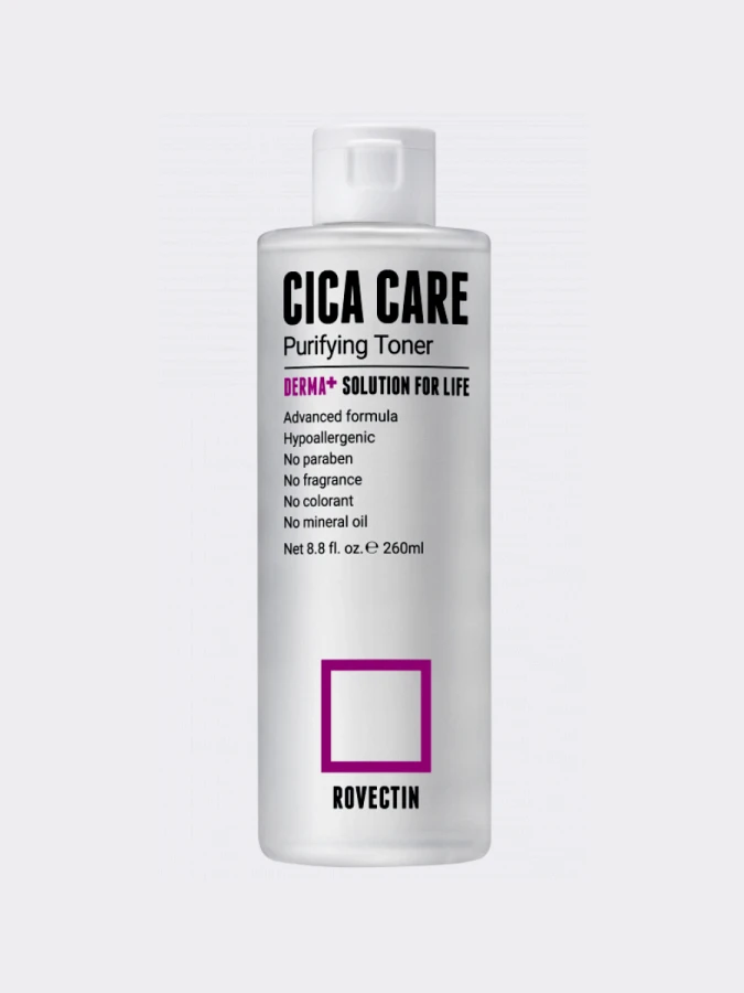 Очищающий тонер с центеллой ROVECTIN Skin Essentials Cica Care Purifying Toner Очищающий тонер с центеллой ROVECTIN Skin Essentials Cica Care Purifying Toner