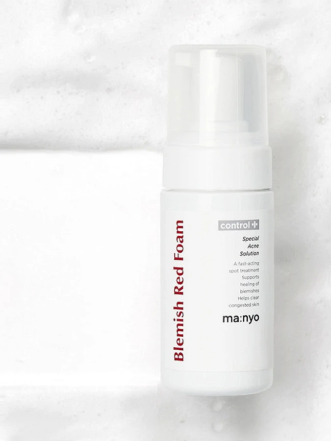 Противовоспалительная пенка для умывания с салициловой кислотой Ma:nyo Factory Blemish Red Foam