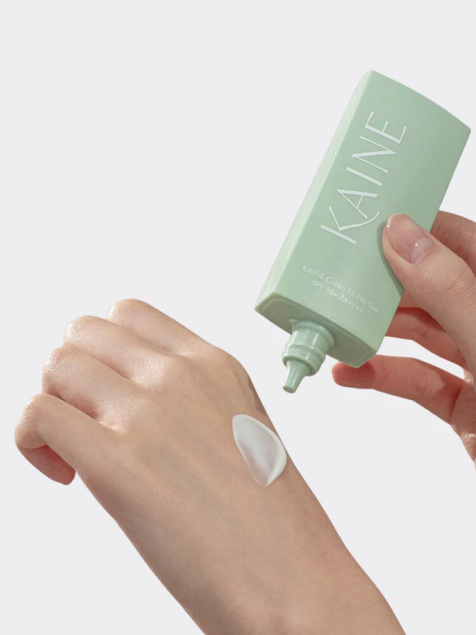 Солнцезащитный крем с экстрактом бамбука KAINE Green Fit Pro Sun SPF50+PA++++