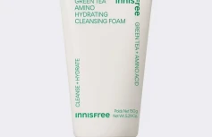 Пенка для умывания экстрактом зеленого чая и аминокислотами innisfree Green Tea Amino Hydrating Cleansing Foam