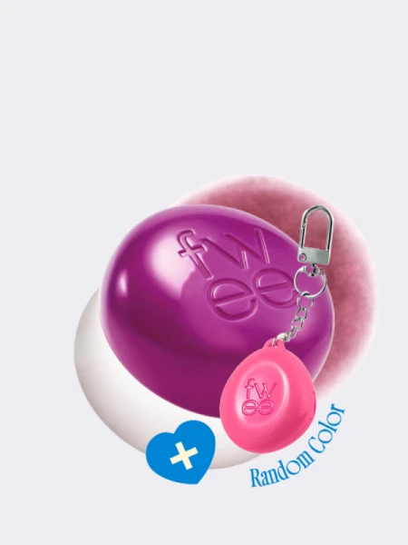 Набор: оттеночное суфле + брелок fwee Lip&Cheek Blurry Pudding Pot Keyring Set MV05 Boss